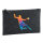Kulturbeutel bunte Handball Silhouette 1 Liter Charcoal
