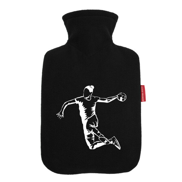 Wärmflasche Handball Silhouette