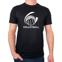Herren T-Shirt Volleyball Schriftzug