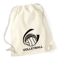 Turnbeutel Volleyball Schriftzug 12 Liter