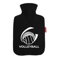 Wärmflasche Volleyball Schriftzug