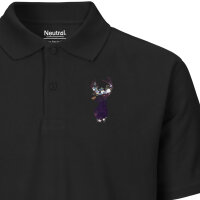 Herren Polo Shirt Hirsch Silhouette