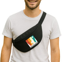 Bauchtasche Weidmannsheil Hirsch Wald 2,5 Liter Black