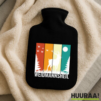 Wärmflasche Weidmannsheil Hirsch Wald