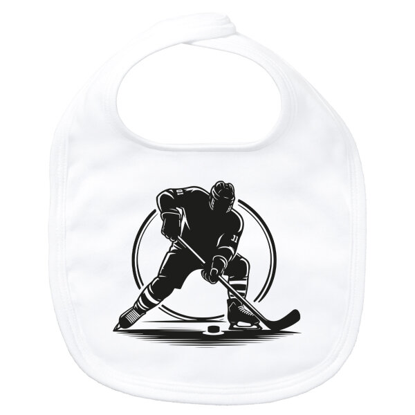 Baby Lätzchen Eishockey Hockey Klettverschluss