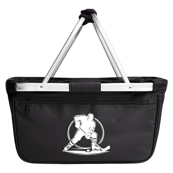 Einkaufskorb faltbar Eishockey Hockey 20 Liter Black