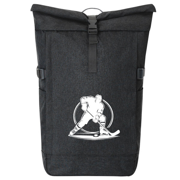 Kurierrucksack Eishockey Hockey 30-44 Liter Black Melange