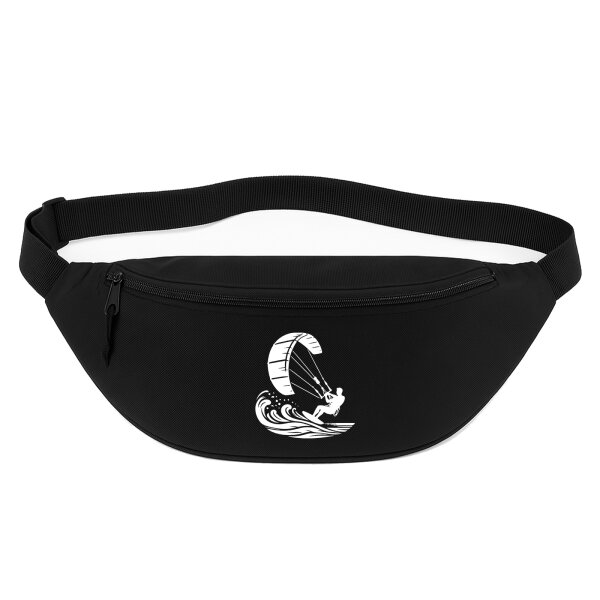 Bauchtasche Kitesurfen Silhouette 2,5 Liter Black