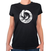 Damen T-Shirt Kite Board Kitesurfing