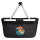 Einkaufskorb faltbar Beach Strand Welle 20 Liter Black