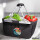 Einkaufskorb faltbar Beach Strand Welle 20 Liter Black