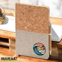 Notizbuch A5 Beach Strand Welle 80 Blatt inkl....