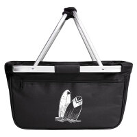 Einkaufskorb faltbar Surfboard Board 20 Liter Black