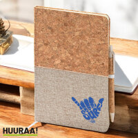 Notizbuch A5 Hang Loose Surf Aloha 80 Blatt inkl....