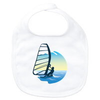 Baby Lätzchen Windsurfer Surfen Klettverschluss