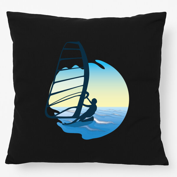 Kissen Windsurfer Surfen 40x40cm