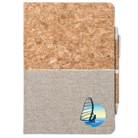 Notizbuch A5 Windsurfer Surfen 80 Blatt inkl. Kugelschreiber