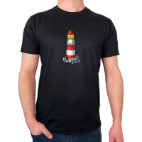 Herren T-Shirt Leuchtturm Lighthouse