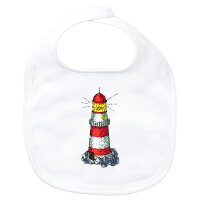 Baby Lätzchen Leuchtturm Lighthouse Klettverschluss