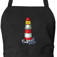 Schürze Leuchtturm Lighthouse mit Taschen