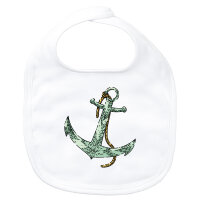 Baby Lätzchen Anker Anchor Klettverschluss