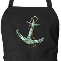 Schürze Anker Anchor mit Taschen