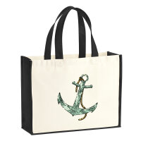 Jutetasche Anker Anchor 21 Liter Black