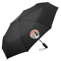 Regenschirm Segelboot segeln 98cm Schwarz