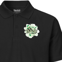 Herren Polo Shirt Happy St. Patrick’s Day Zylinder