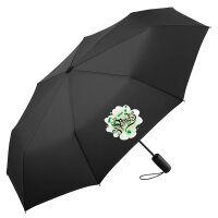 Regenschirm Happy St. Patrick’s Day Zylinder 98cm Schwarz
