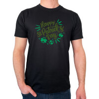 Herren T-Shirt St. Patrick’s Day Kleeblatt