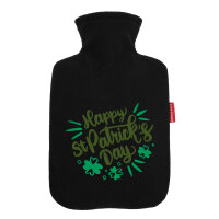 Wärmflasche St. Patrick’s Day Kleeblatt
