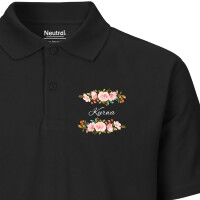 Herren Polo Shirt Kurwa polnisch Blumen