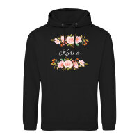 Unisex Hoodie Kurwa polnisch Blumen