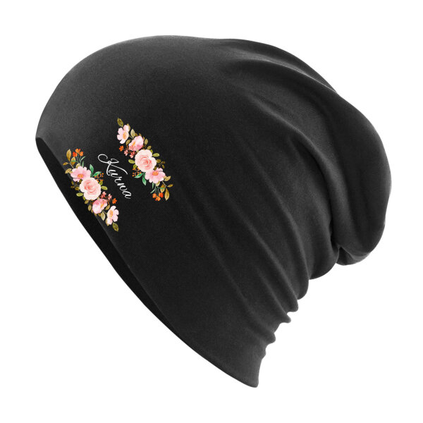 Beanie Kurwa polnisch Blumen
