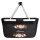 Einkaufskorb faltbar Kurwa polnisch Blumen 20 Liter Black