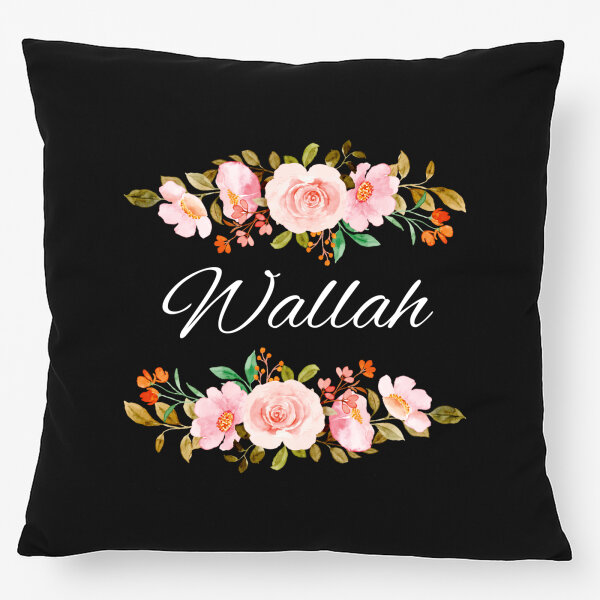 Kissen Wallah arabisch Blumen 40x40cm