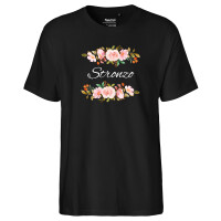 Herren T-Shirt Stronzo italienisch Blumen