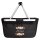 Einkaufskorb faltbar Stronzo italienisch Blumen 20 Liter Black