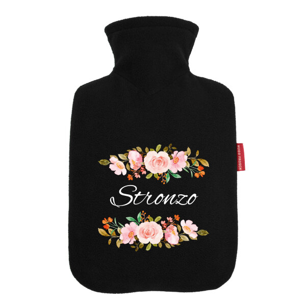 Wärmflasche Stronzo italienisch Blumen