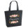 Filz Shopper Puta madre spanisch Blumen 22 Liter