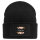 Beanie mit Patch Cabron spanisch Blumen Black