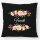 Kissen Fuck englisch Blumen 40x40cm