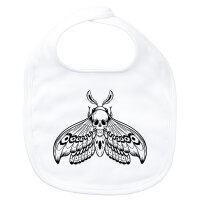 Baby Lätzchen Totenkopfschwärmer Motte...
