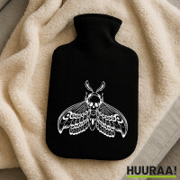 Wärmflasche Totenkopfschwärmer Motte