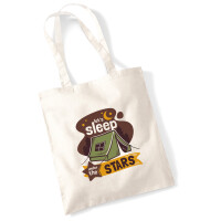 Jutebeutel Sleep under the stars Zelt 10 Liter