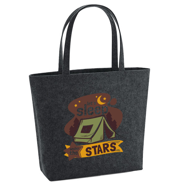 Filz Shopper Sleep under the stars Zelt 22 Liter