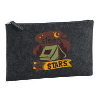 Kulturbeutel Sleep under the stars Zelt 1 Liter Charcoal