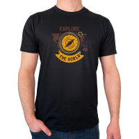 Herren T-Shirt Explore the world Kompass