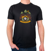 Herren T-Shirt Enjoy travelling Kamera
